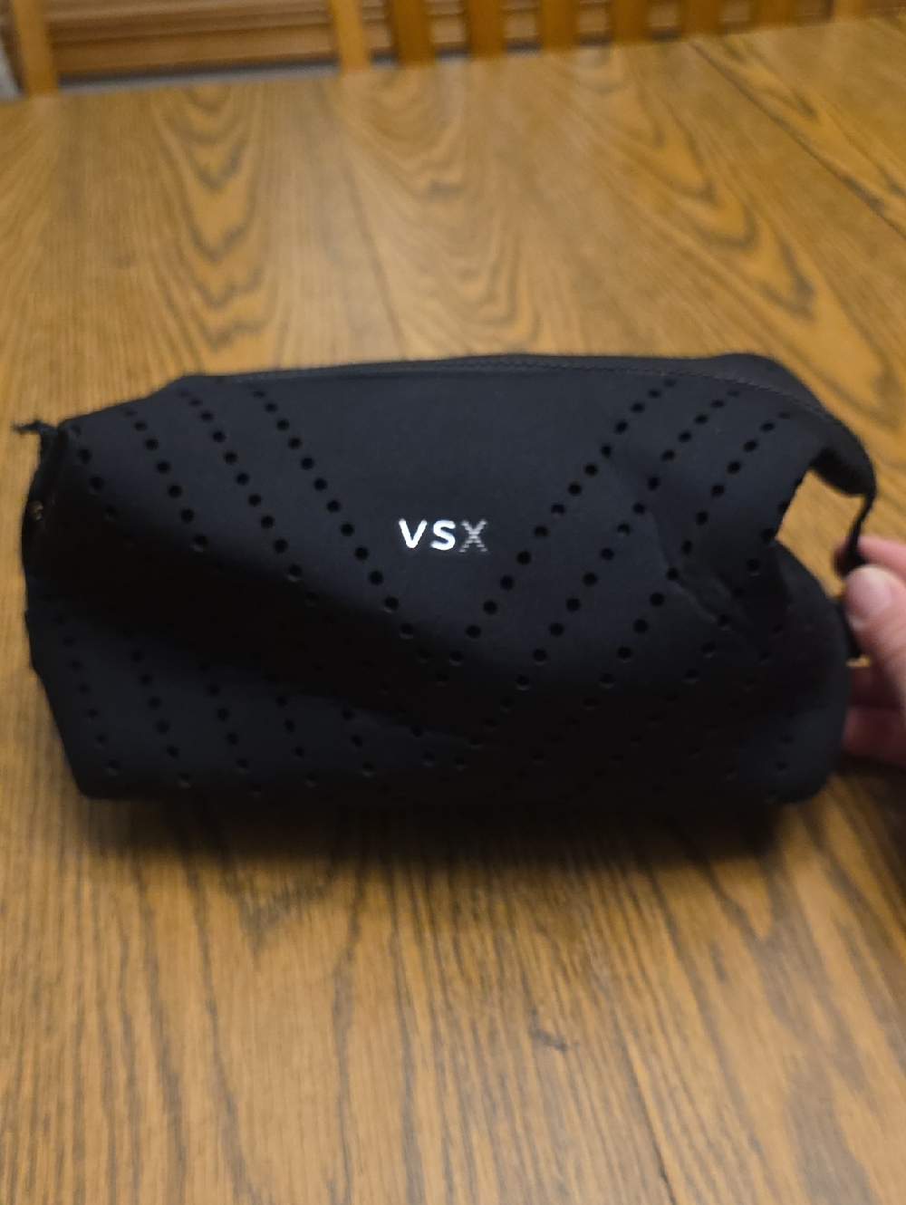 VSX Black Travel Toiletry Pouch